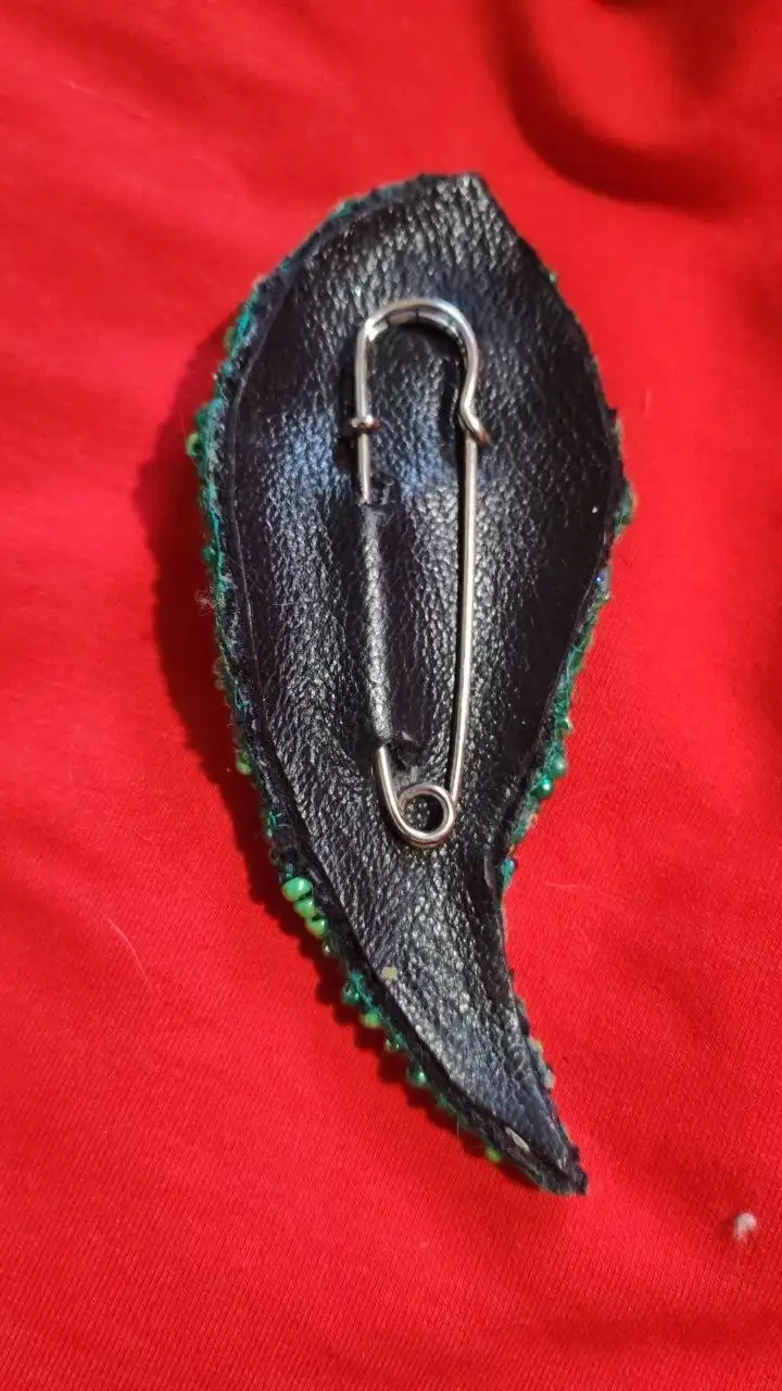 Брошь ручной работы 'Перо павлина' - handmade (Хобби и отдых) в Владивосток