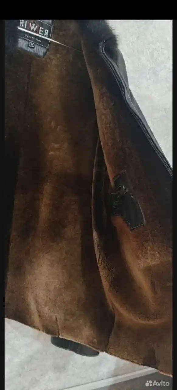 Продам кожаную куртку с мехом