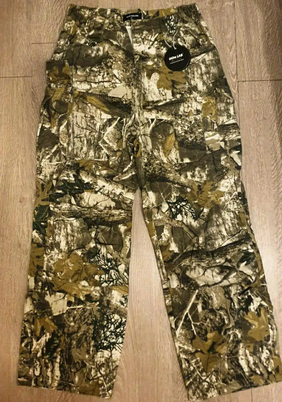 Камуфляжные штаны новые широкие XL