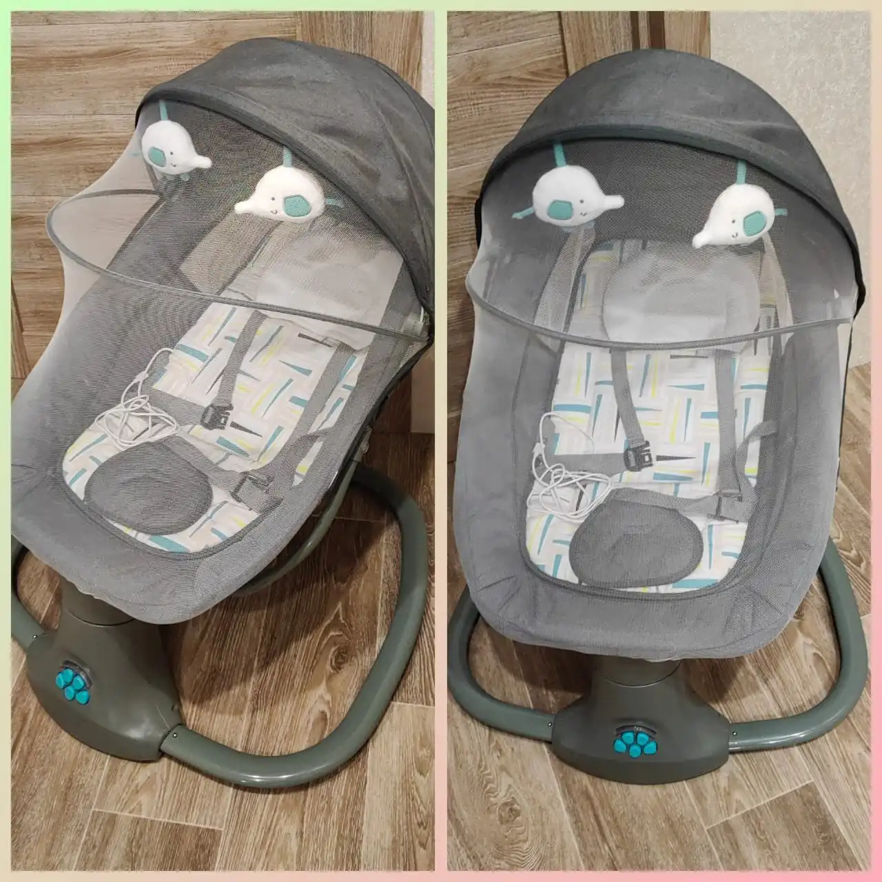 ЭлектроКачеля с 4 режимами качания и встроенной музыкой