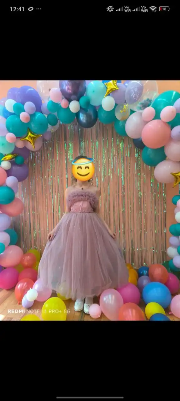 Продам выпускное платье размер 122-128