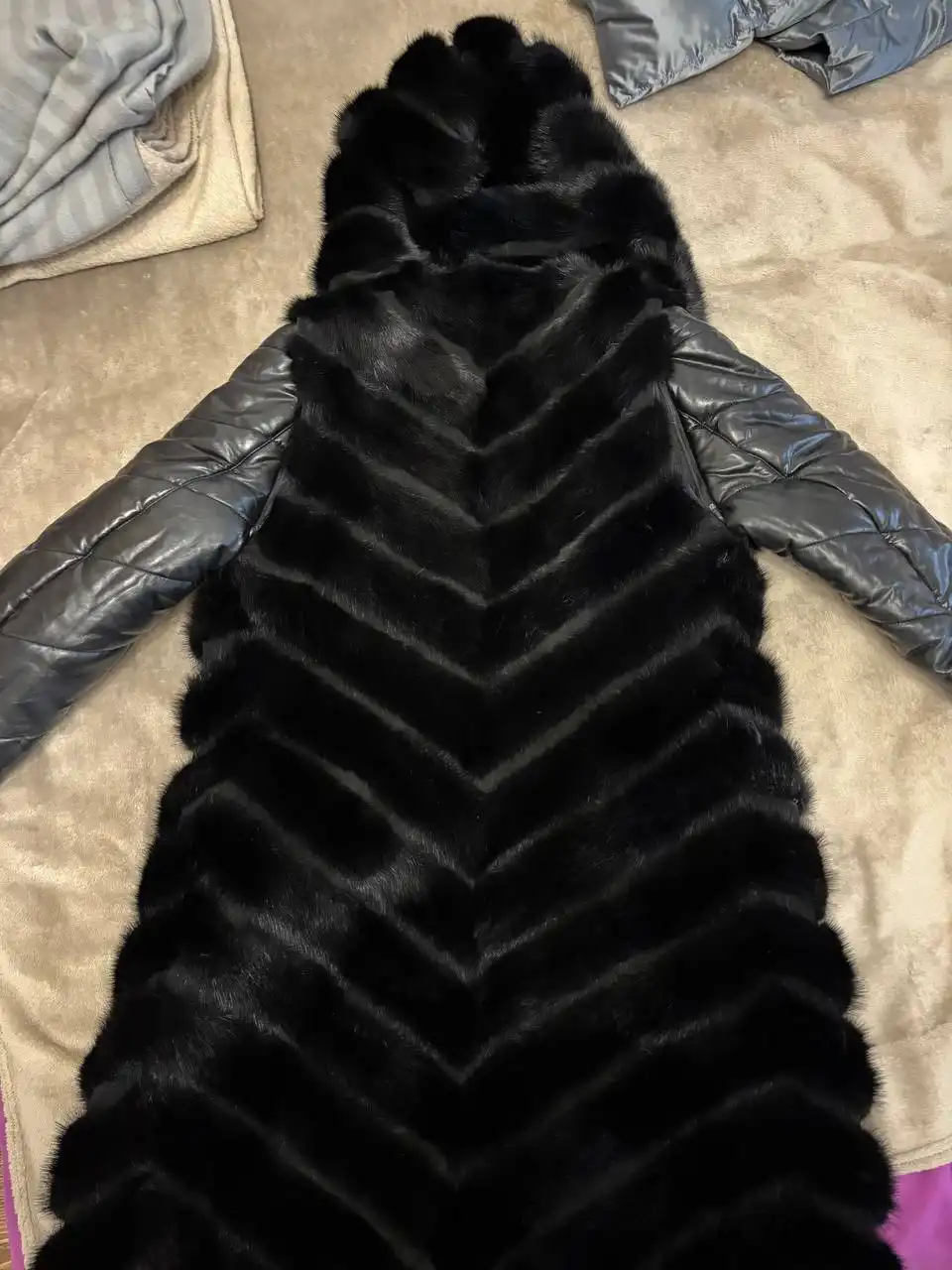 Шубка-трансформер норковая натуральная