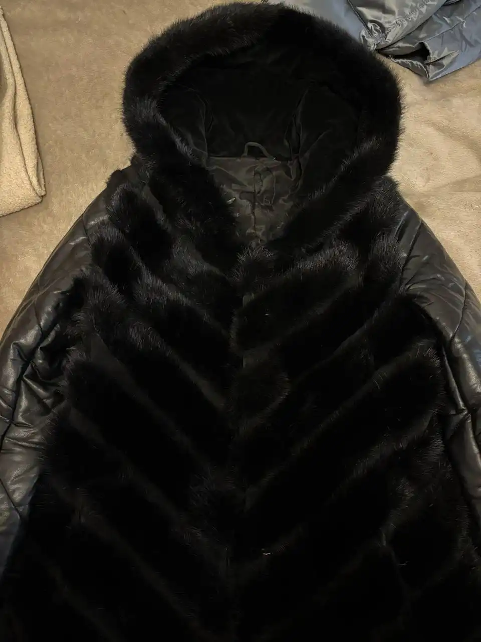 Шубка-трансформер норковая натуральная