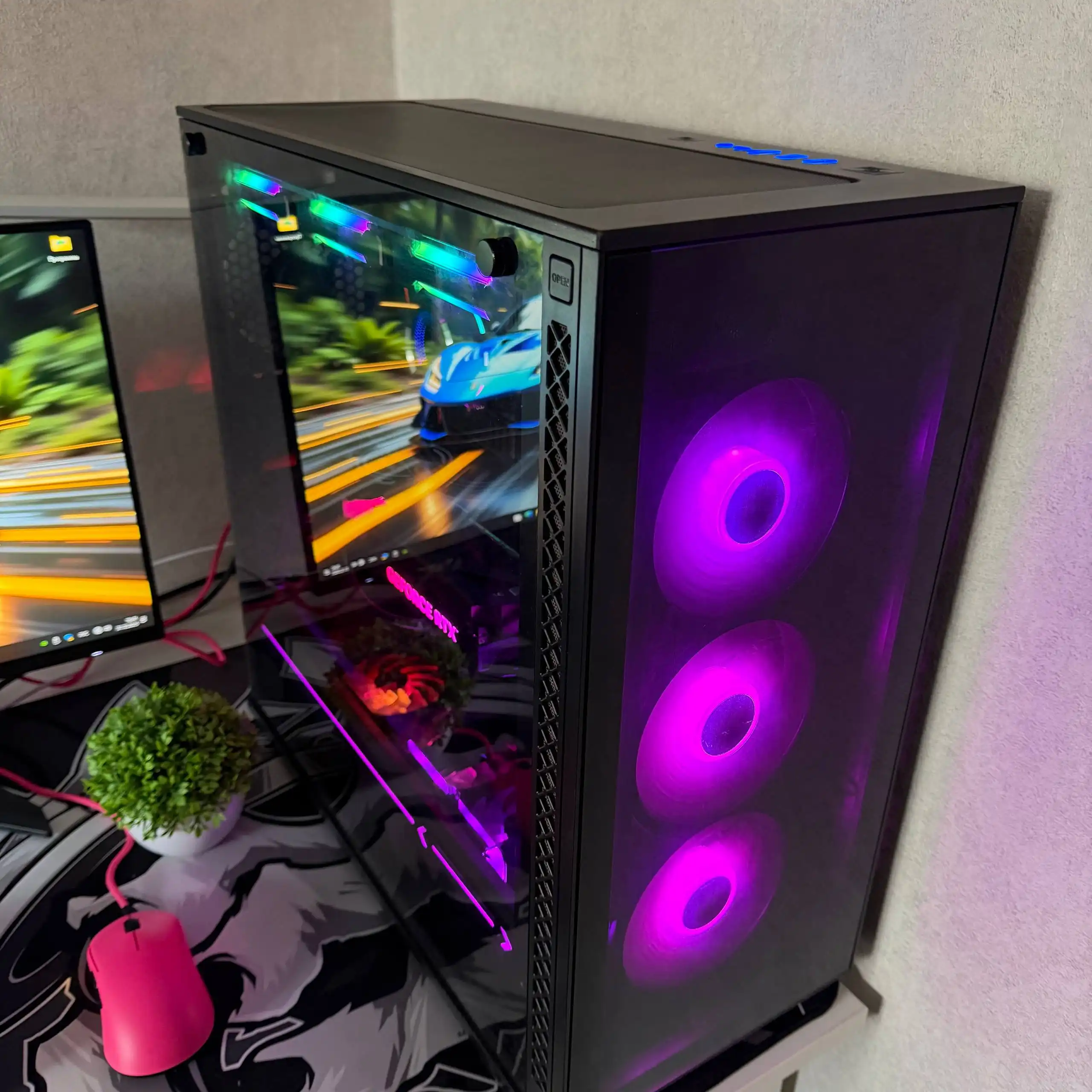 Продажа мощного игрового компьютера с монитором и периферией