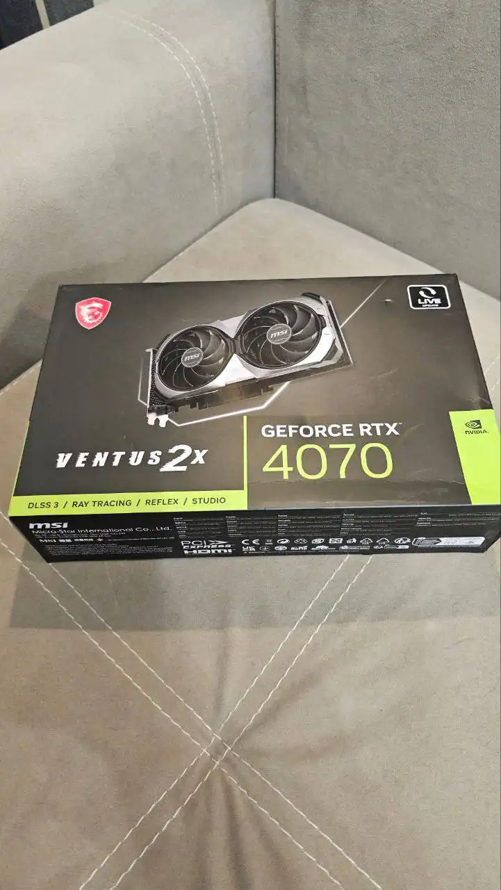 Продам видеокарту MSI RTX 4070 12GB - Компьютерные комплектующие (Электроника) в Тверь