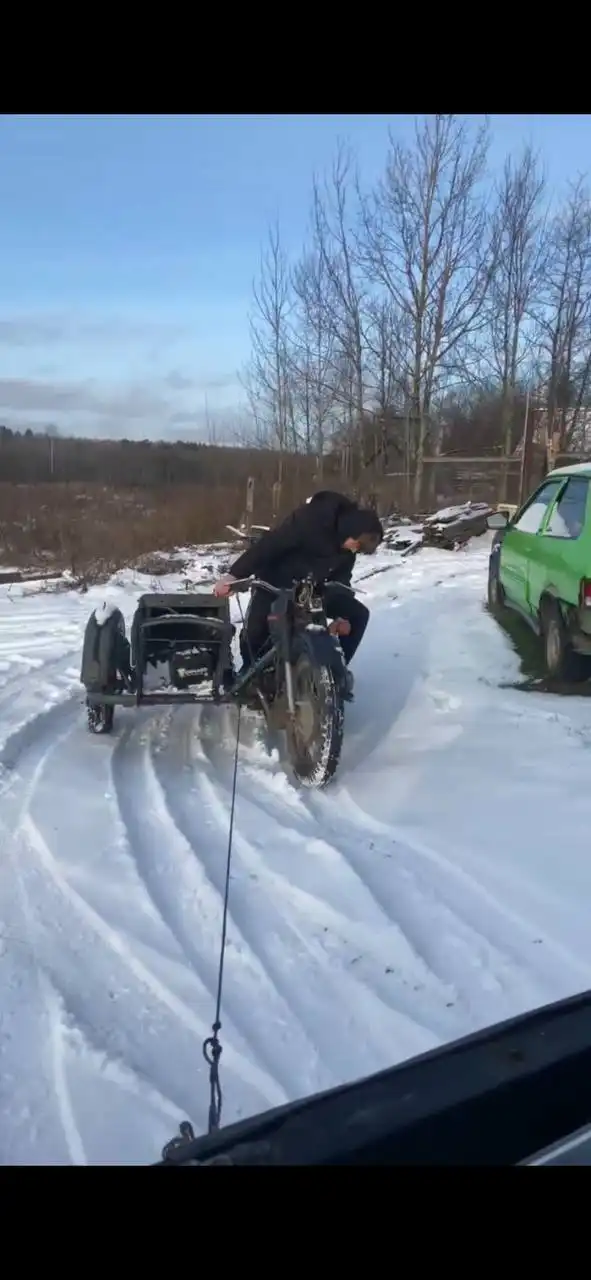 Продажа мотоцикла с люлькой и фаркопом - Мото (Авто) в Тверь