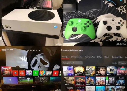 Продам Xbox Series S с двумя джойстиками - Компьютеры в Тверь