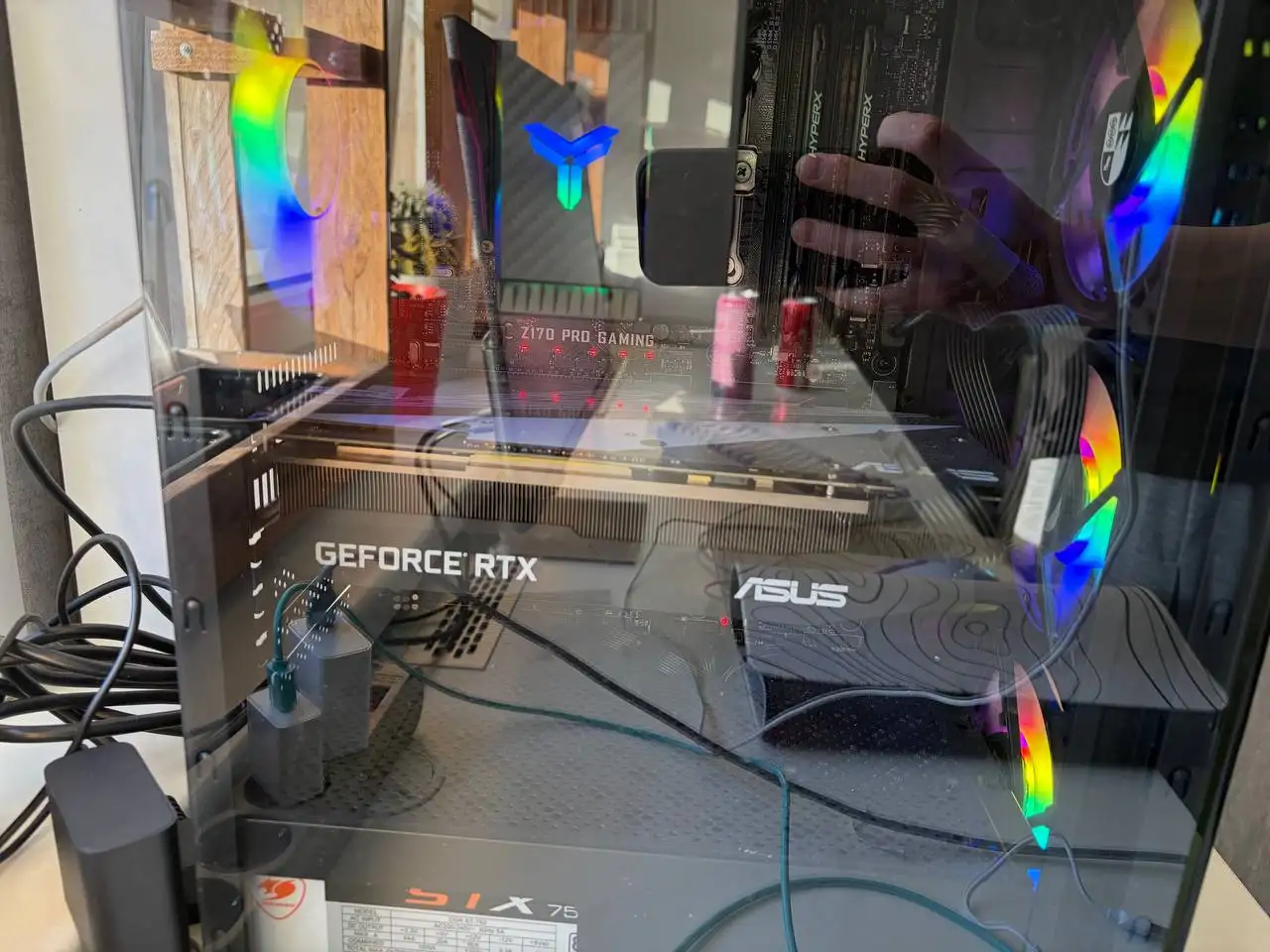 Продам комплект: оперативная память HyperX 16ГБ и блок питания 6кВт - Комплектующие для ПК (Электроника) в Тверь