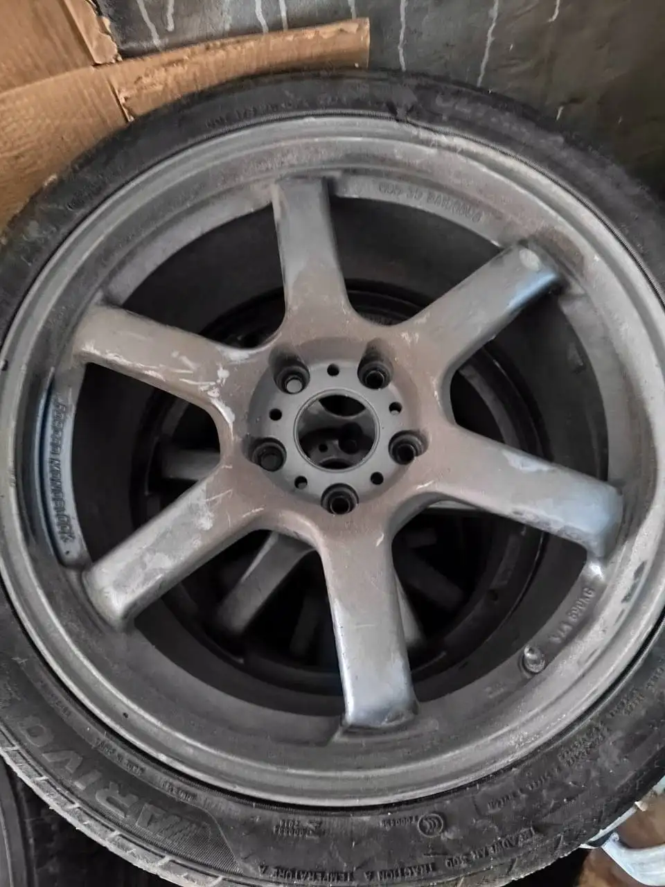 Продажа кованых дисков с летней резиной R18 - Запчасти (Авто) в Тверь