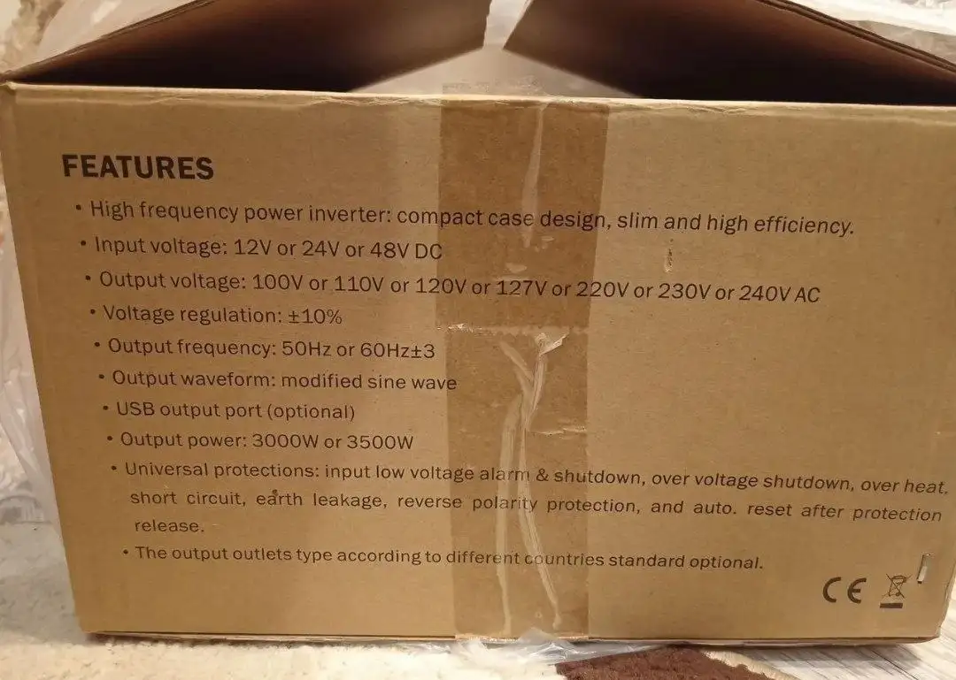 Продам преобразователь напряжения (инвертор) AP/DS-3000 3000Вт - Преобразователи напряжения/инверторы (Электроника) в Тверь