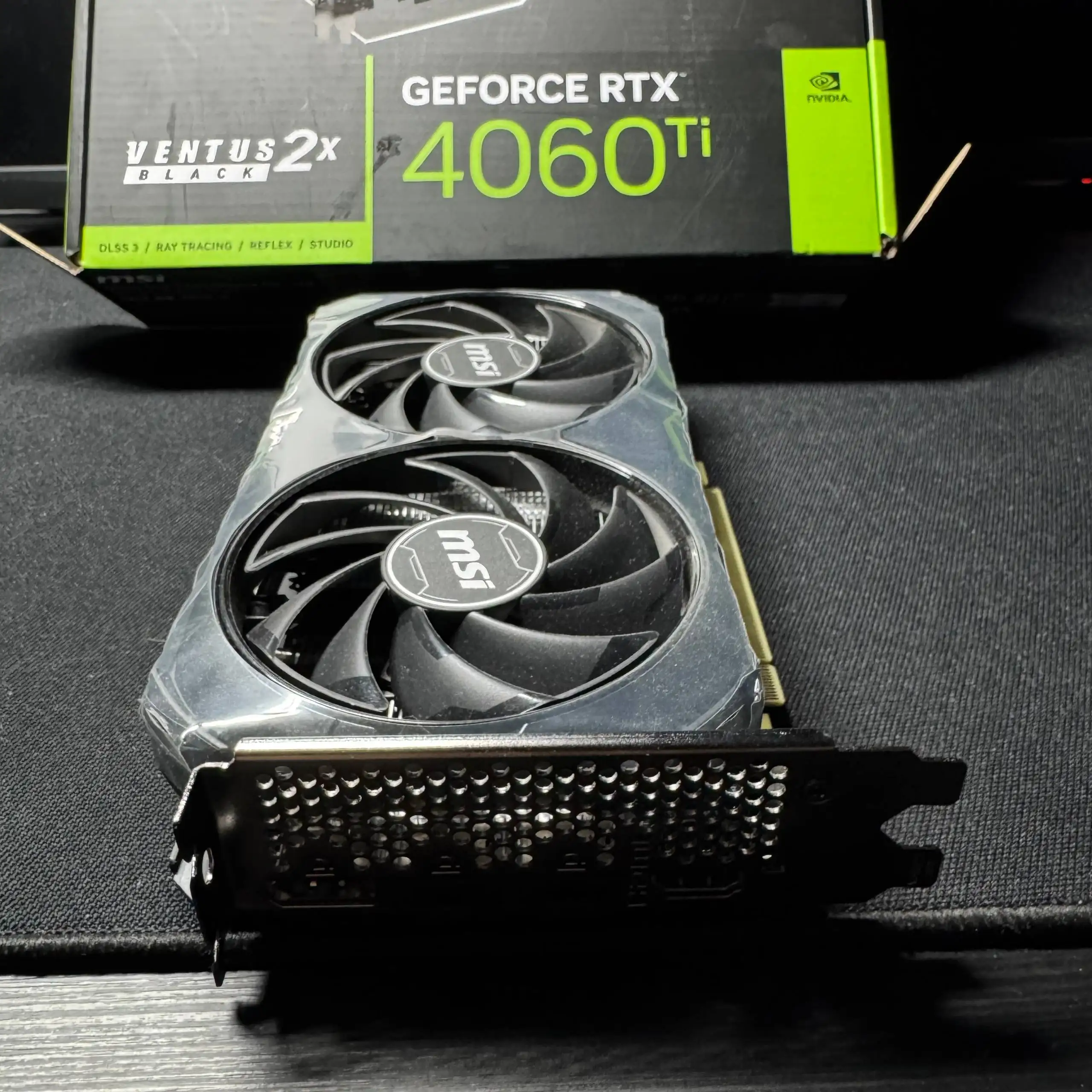 Видеокарта MSI GeForce RTX 4060 Ti 16GB VENTUS BLACK 2X OC - Компьютерные комплектующие (Электроника) в Тверь