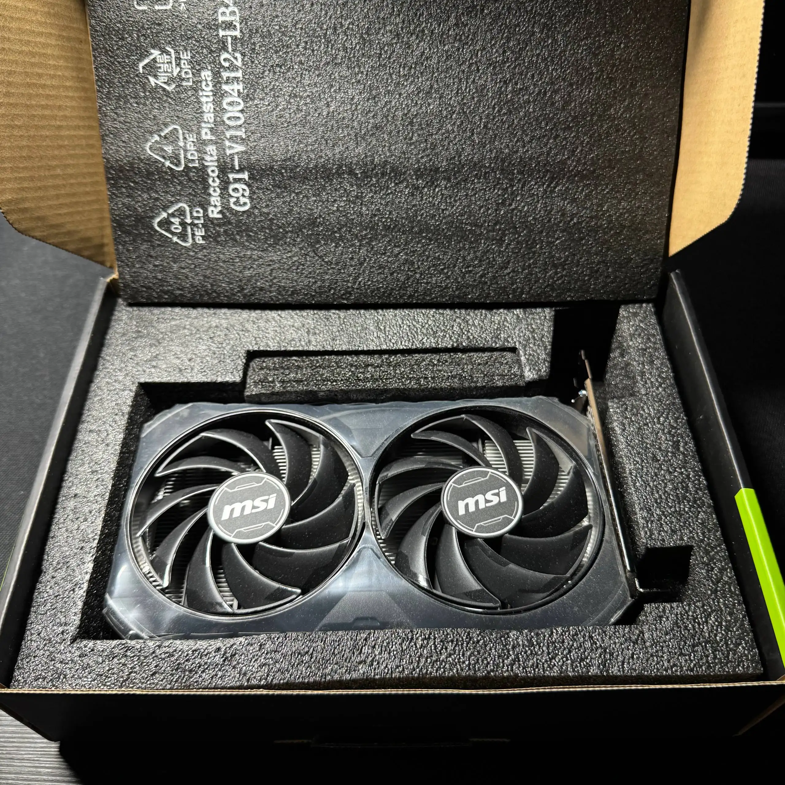 Видеокарта MSI GeForce RTX 4060 Ti 16GB VENTUS BLACK 2X OC - Компьютерные комплектующие (Электроника) в Тверь
