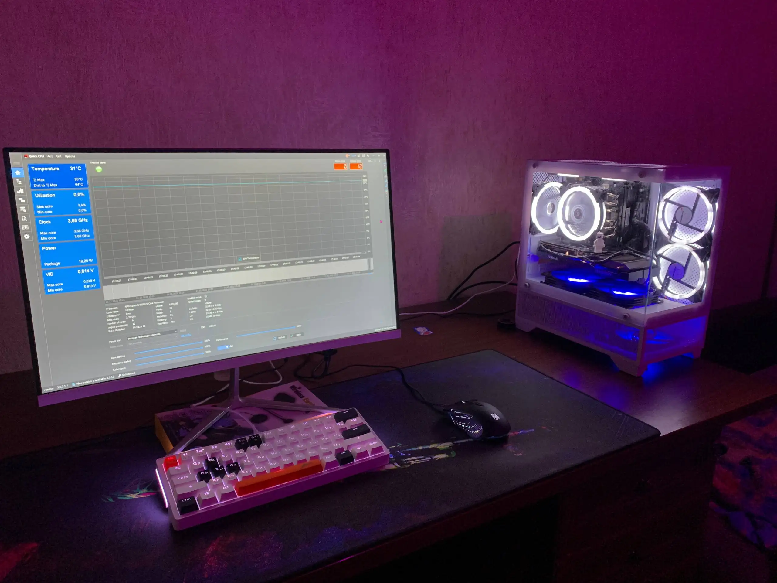 Компьютер Ryzen 5 5600X с RX 6600 и комплектом - Компьютеры и комплектующие (Электроника) в Тверь