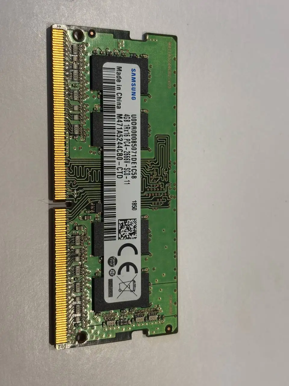 Оперативная память Samsung DDR4 4GB SO-DIMM - Комплектующие (Электроника) в Тверь