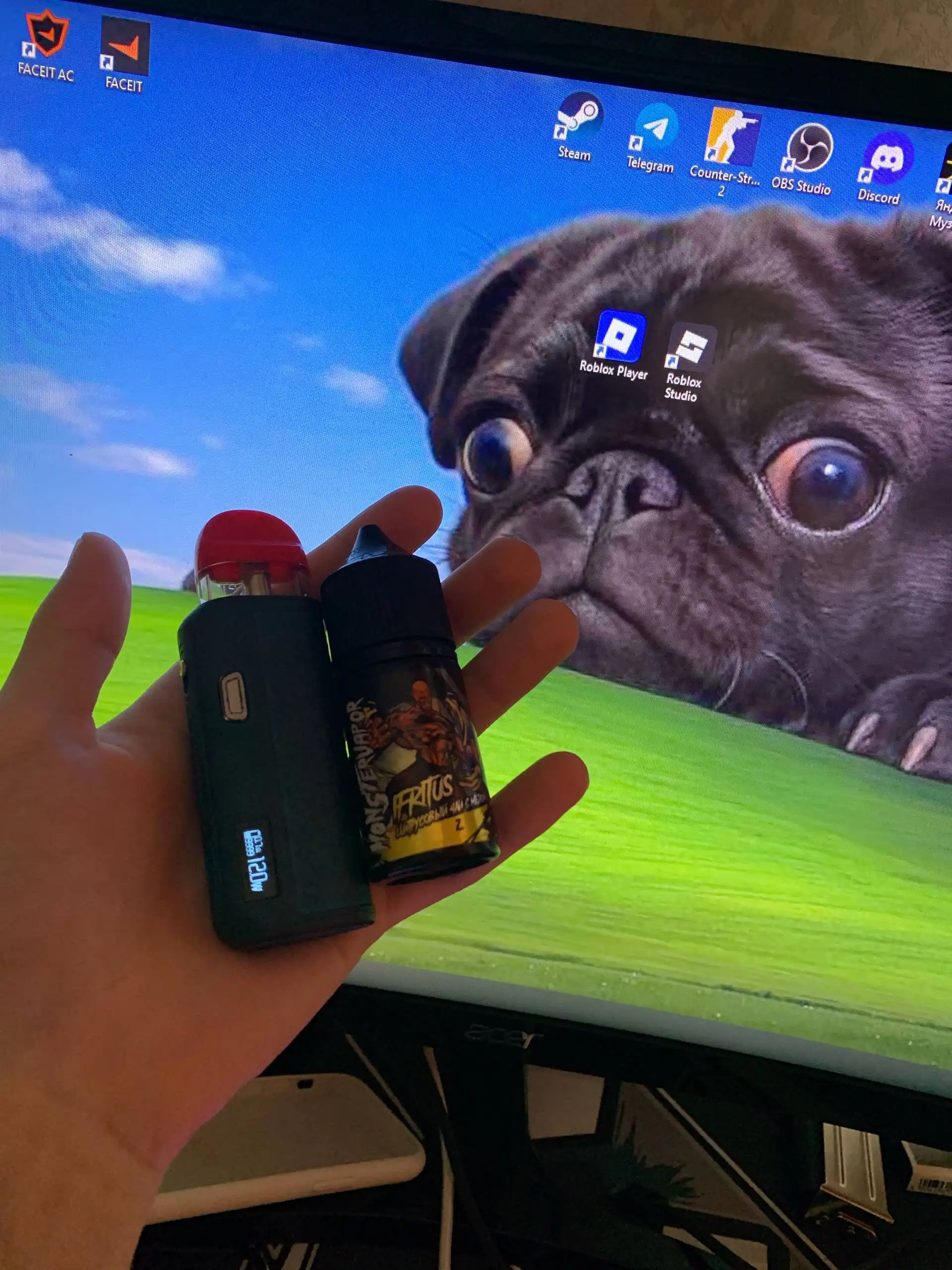 Продажа миникан с жижкой