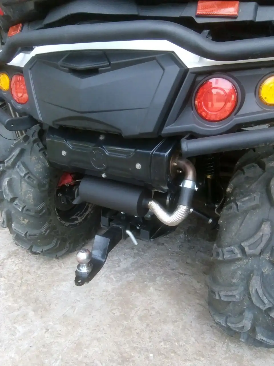 Глушитель для АТВ рыбакам и охотникам