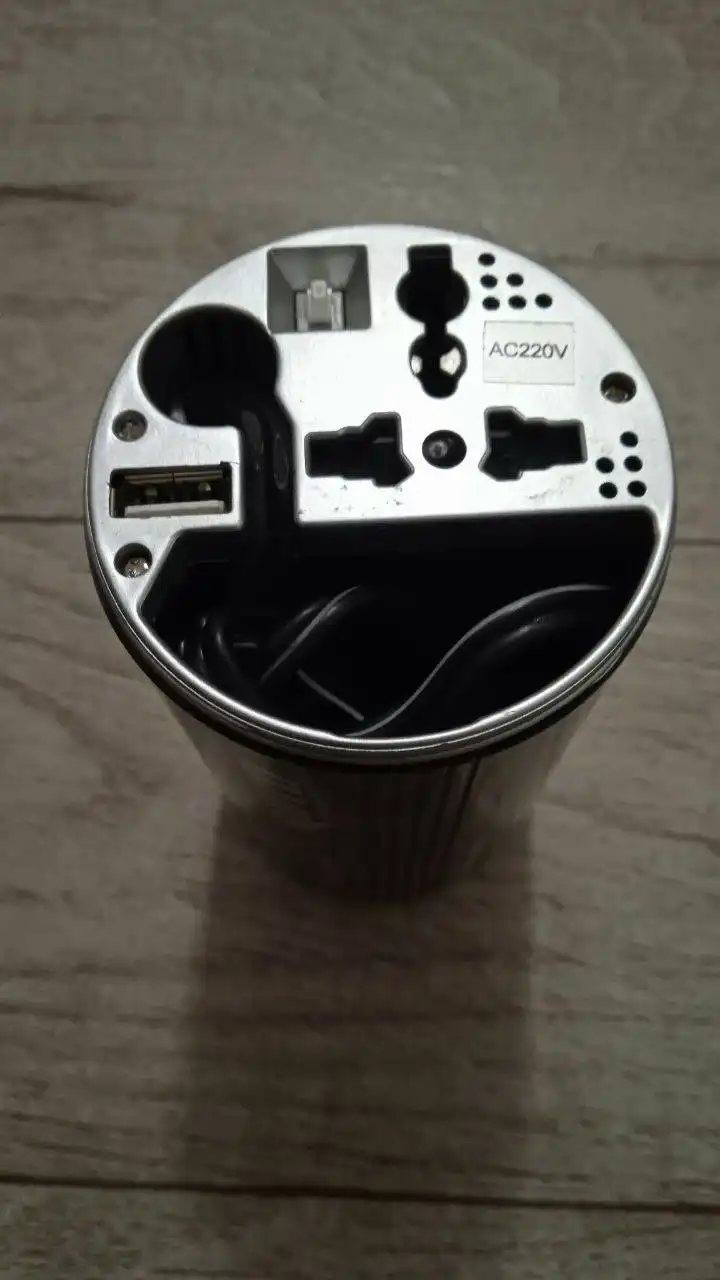 Инвертор напряжения 180Вт с USB и розеткой 220В - Автомобильная электроника (Электроника) в Чита