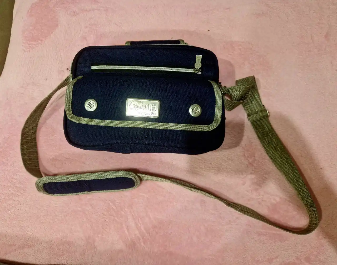 Барсетка тканевая и сумка кожа