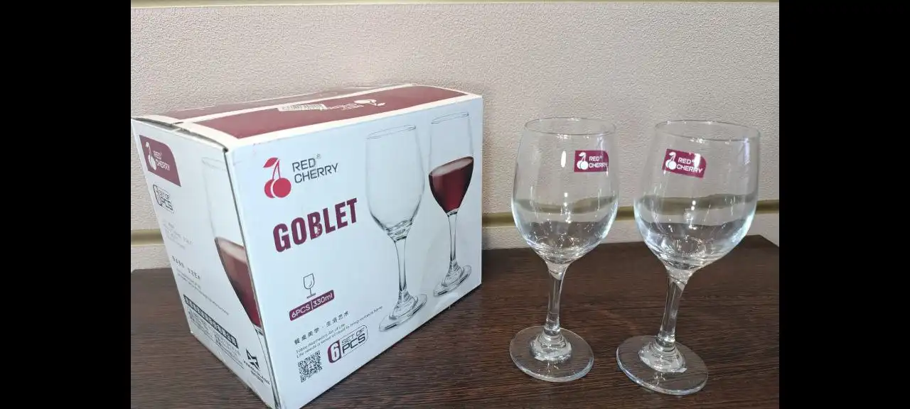 Фужеры для вина 330мл набор из 6 штук