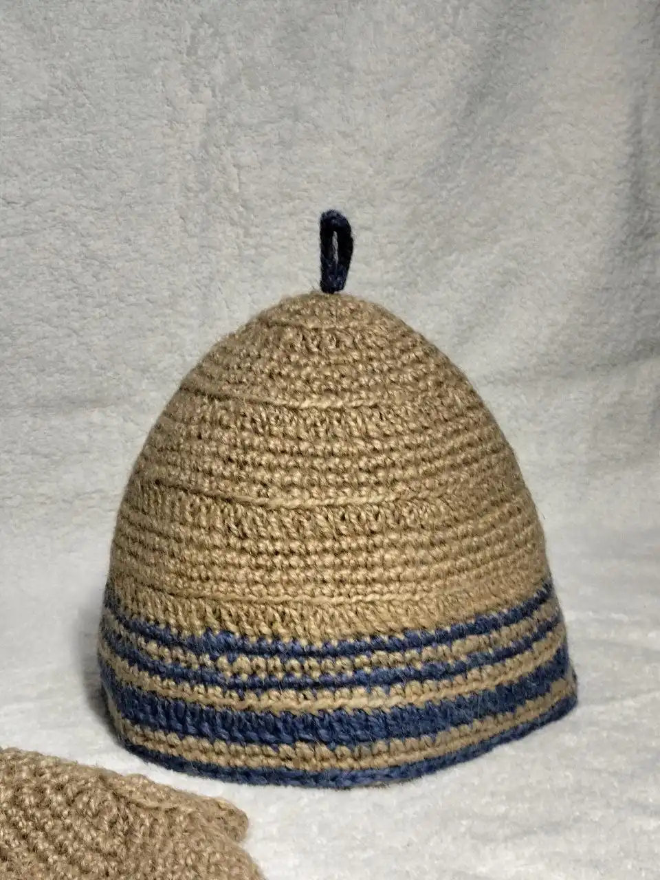 Банные шапки из ЭКО-джута ручной работы