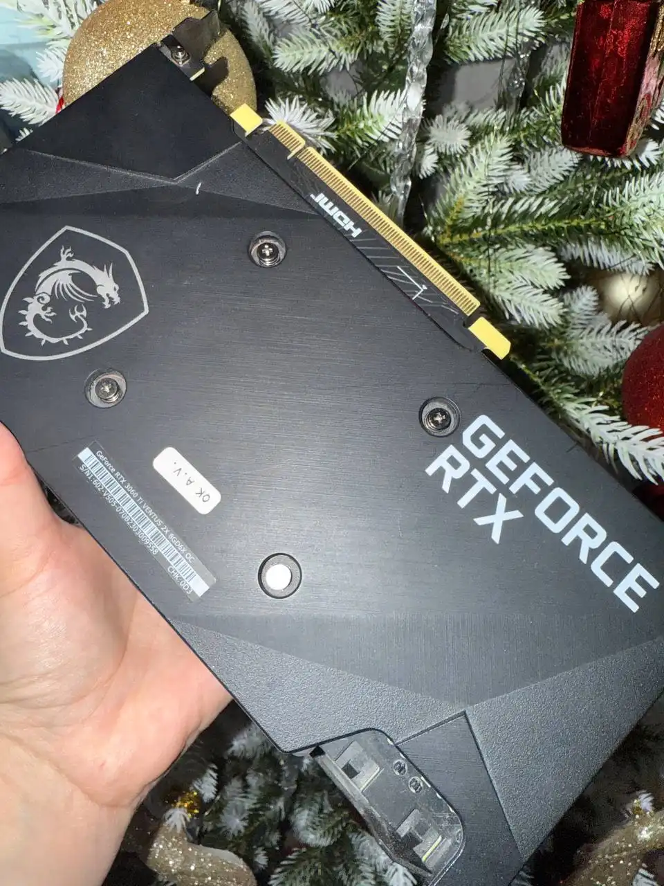 Продам видеокарту MSI GeForce RTX 3060 Ti 8GB