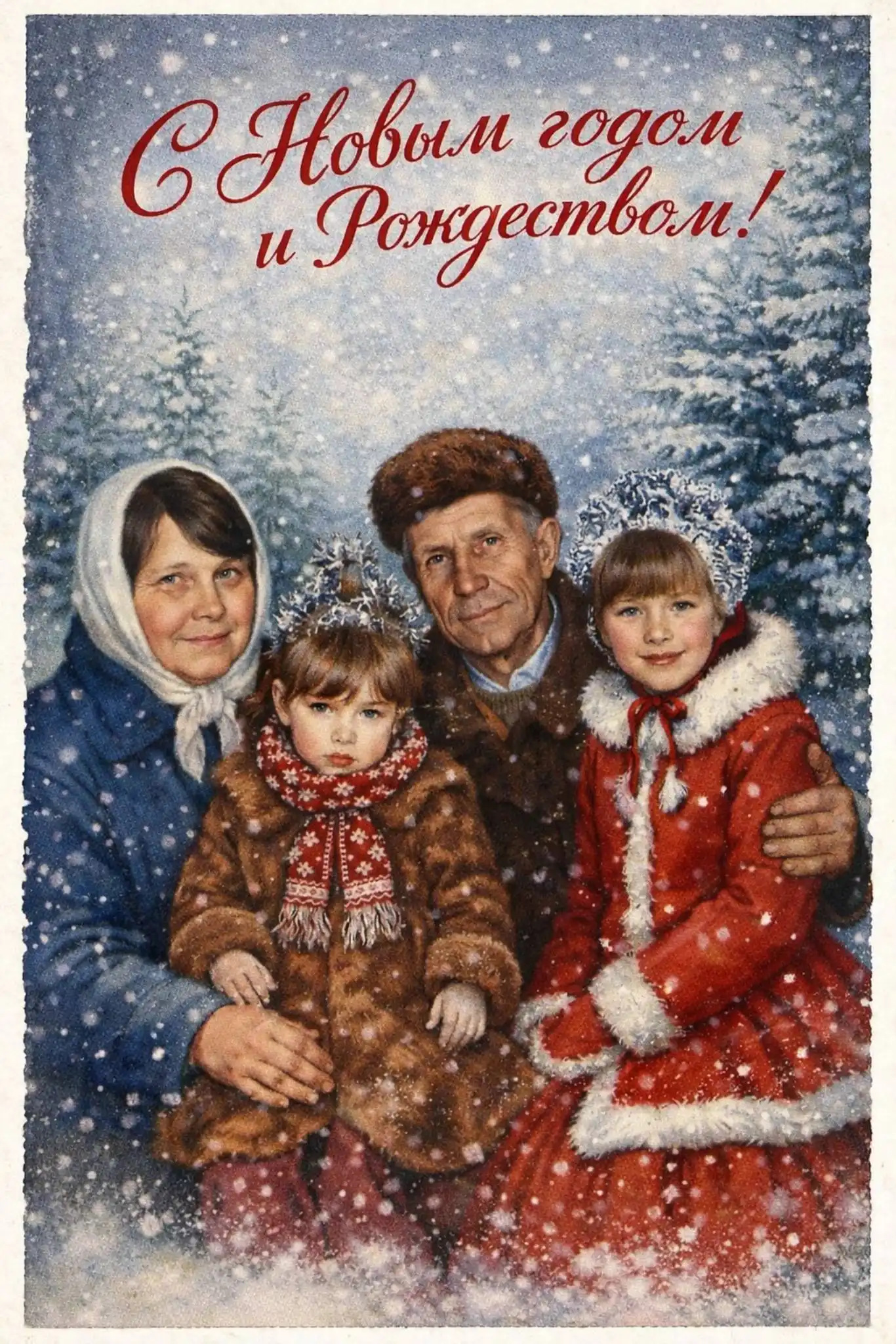 Открытки в советском стиле с вашими фото