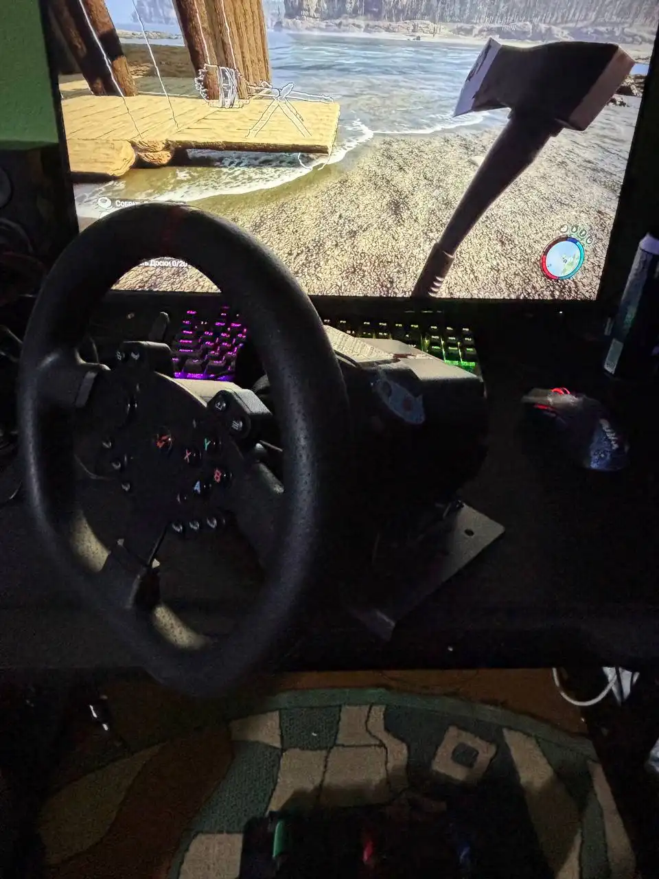 Игровой руль Ardor - Игровые аксессуары (Электроника) в Барнаул