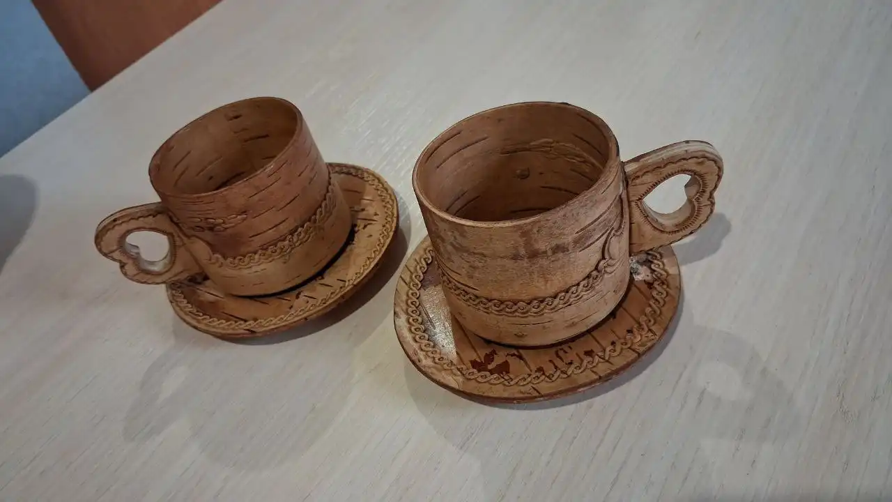 Посуда ручной работы из бересты - Посуда (Барахолка) в Барнаул