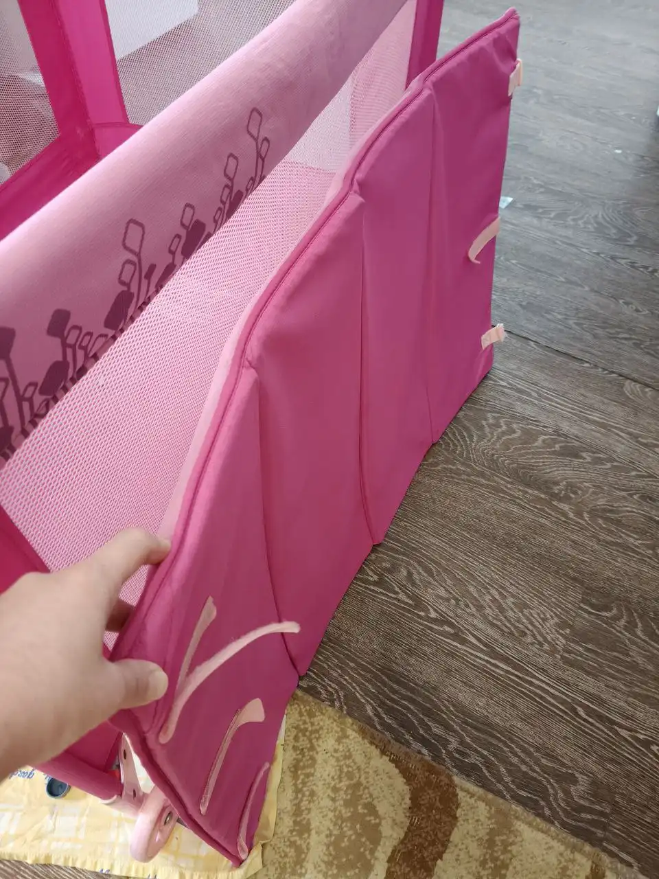 Комплект детского постельного белья и манеж б/у - Детская мебель и текстиль (Товары для детей) в Барнаул