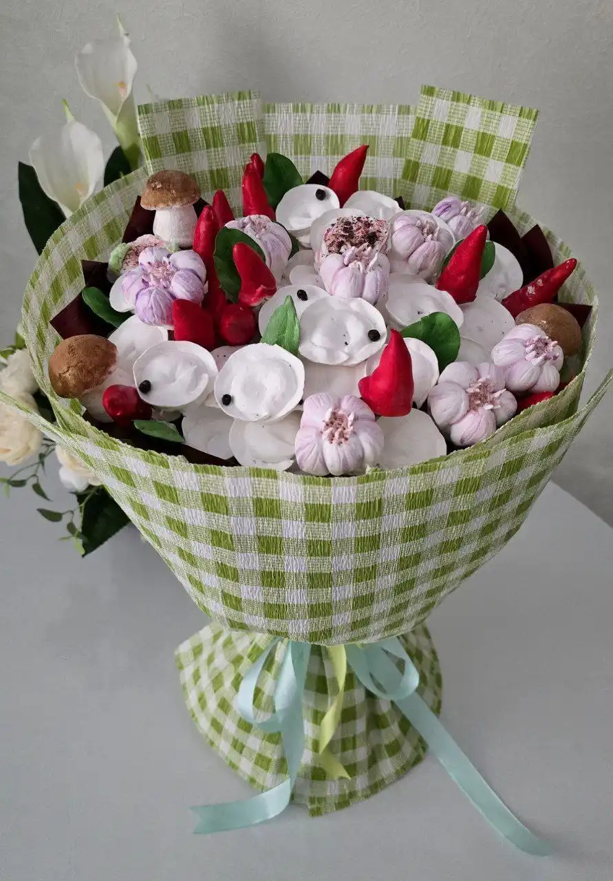 Сладкий букет из зефира - Съедобные букеты (Барахолка) в Барнаул