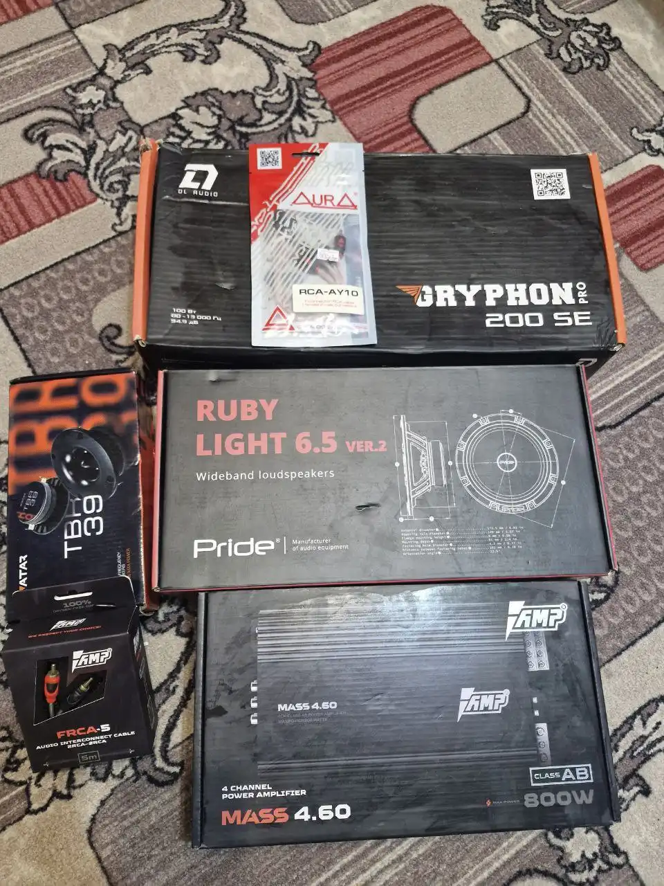 Набор аудио системы с проводами - Аудио техника (Электроника) в Барнаул