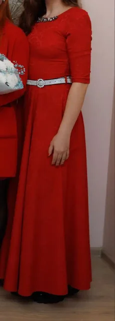 Платья в пол синее и красное 46-48 размер - Вечерняя одежда в Барнаул