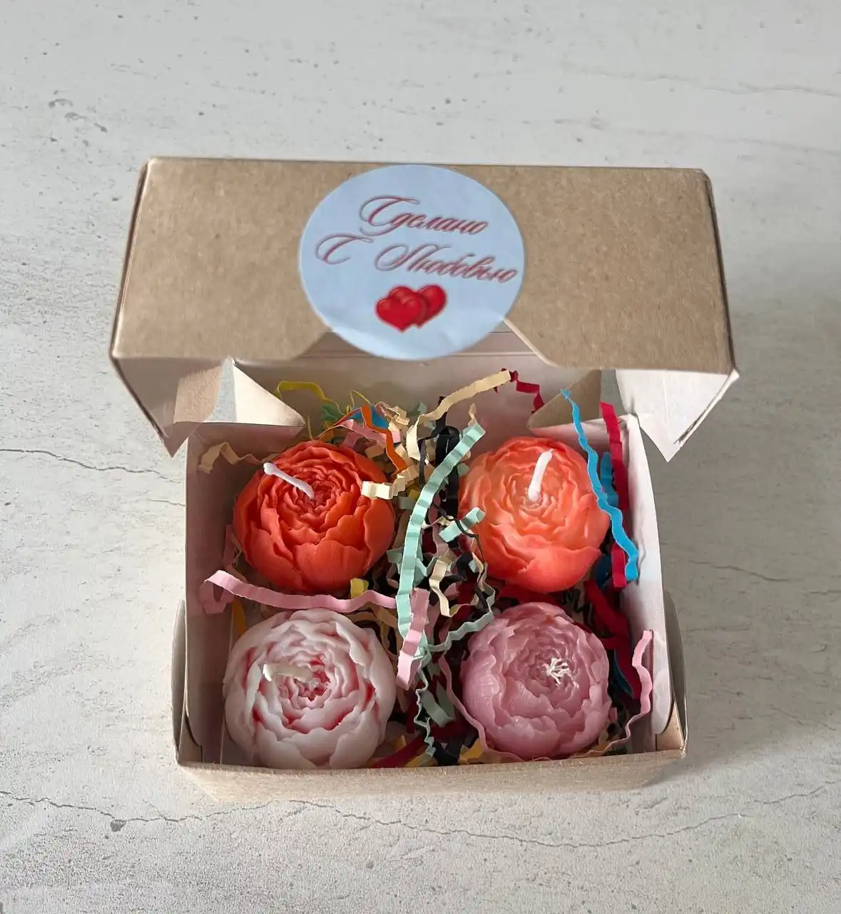 Свечи ручной работы из соевого воска - Барахолка в Барнаул