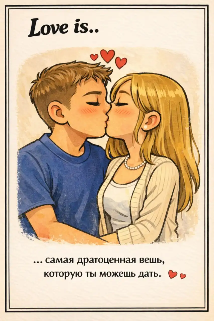 Персональные открытки в стиле Love is... по вашей фотографии - Полиграфия/Дизайн (Услуги) в Барнаул