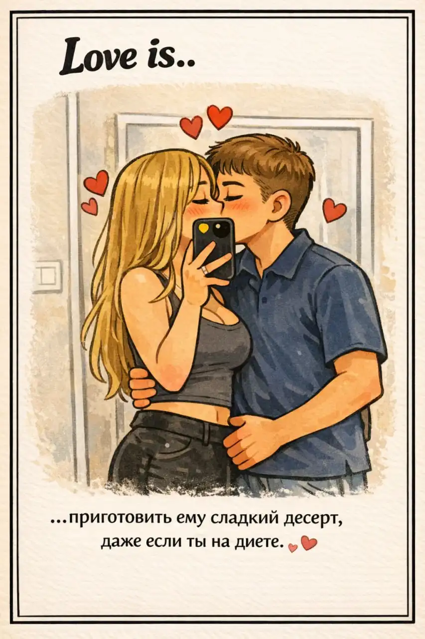 Персональные открытки в стиле Love is... по вашей фотографии - Полиграфия/Дизайн (Услуги) в Барнаул