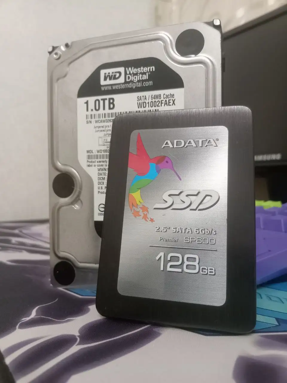 Продажа жёсткого диска 1 ТБ и SSD 128 ГБ - Компьютерные комплектующие (Электроника) в Барнаул