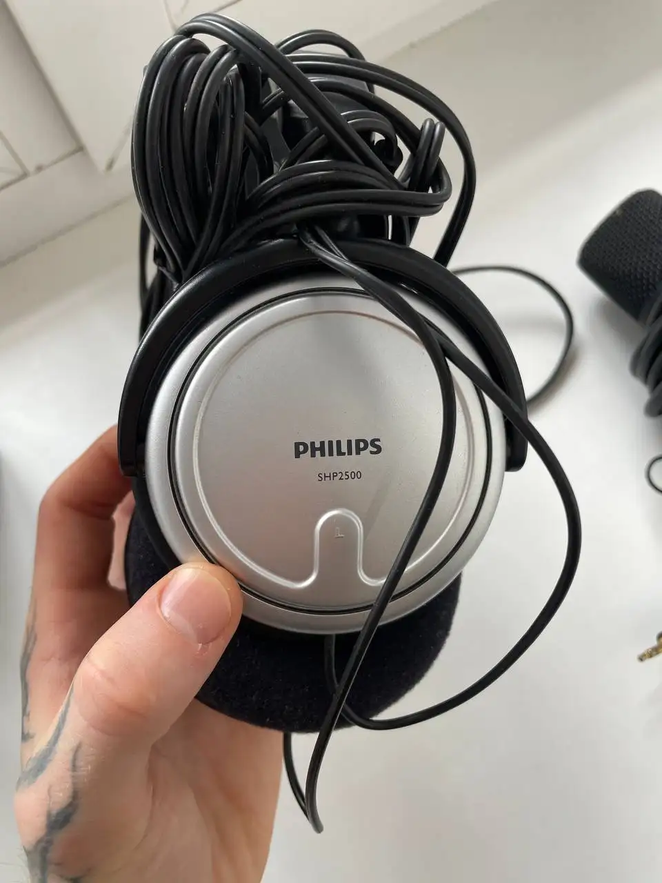 Микрофон для стримов + наушники Phillips - Аудиотехника (Электроника) в Барнаул