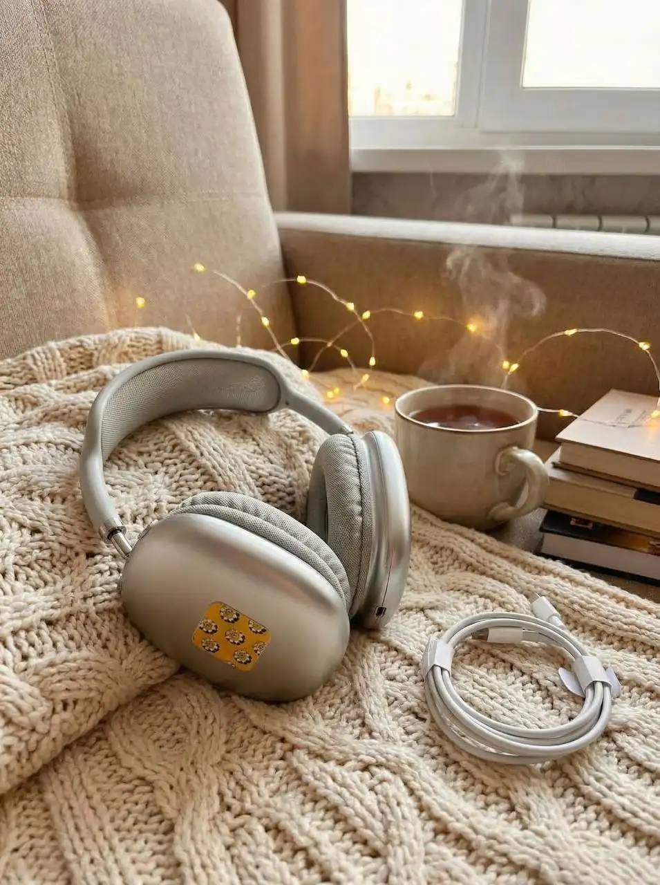 Беспроводные наушники Hoco и ручной вертикальный отпариватель для одежды - Электроника в Барнаул