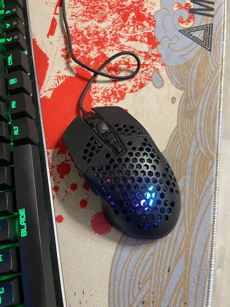 Продажа механической клавиатуры ZET BLADE и мыши - Компьютерные аксессуары (Электроника) в Барнаул