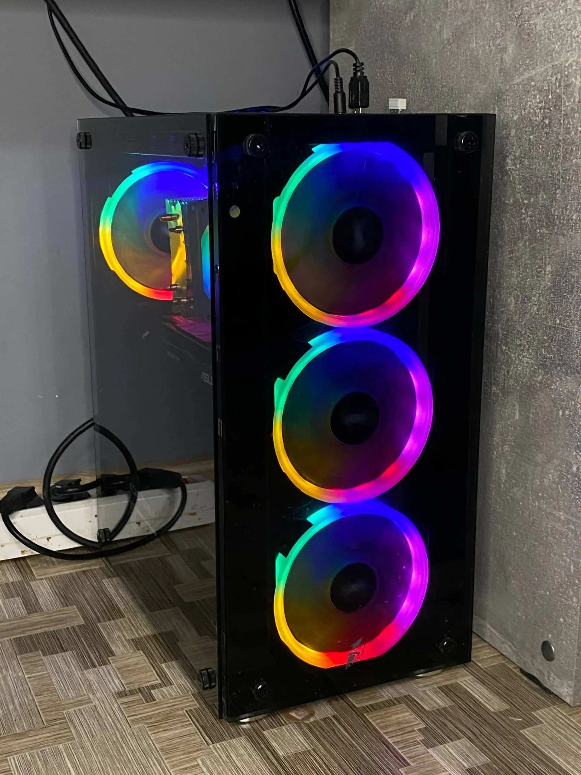 Игровой компьютер с монитором и периферией - Компьютеры и комплектующие (Электроника) в Барнаул