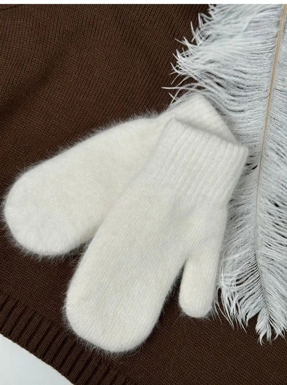 Варежки ангора - Варежки (Одежда) в Барнаул