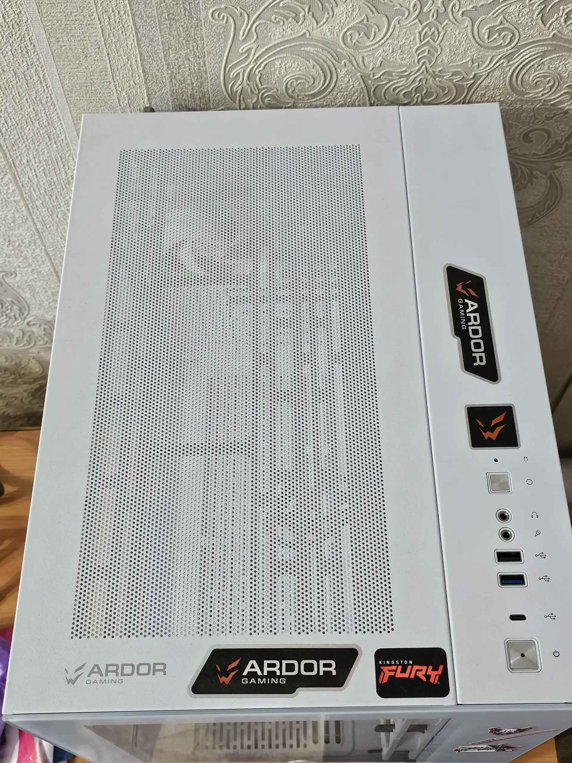 Корпус-аквариум Ardor Gaming C305V2 white с вентиляторами Arctic - Компьютерные корпуса (Электроника) в Барнаул