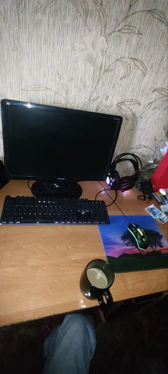 Продажа игрового ПК с монитором и периферией - Компьютеры и комплектующие (Электроника) в Барнаул