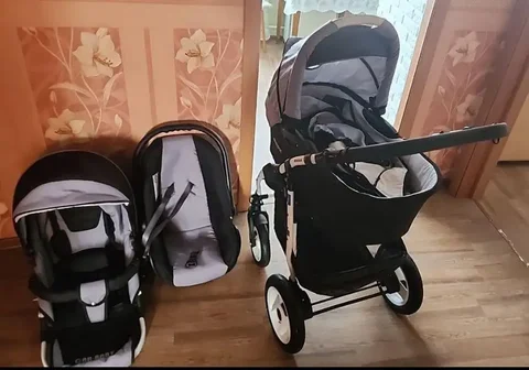 Коляска 3в1 с дополнительными аксессуарами - Товары для детей в Барнаул
