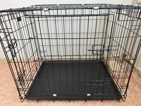 Двухдверная клетка для собак 75х45х50см - Детские товары в Барнаул