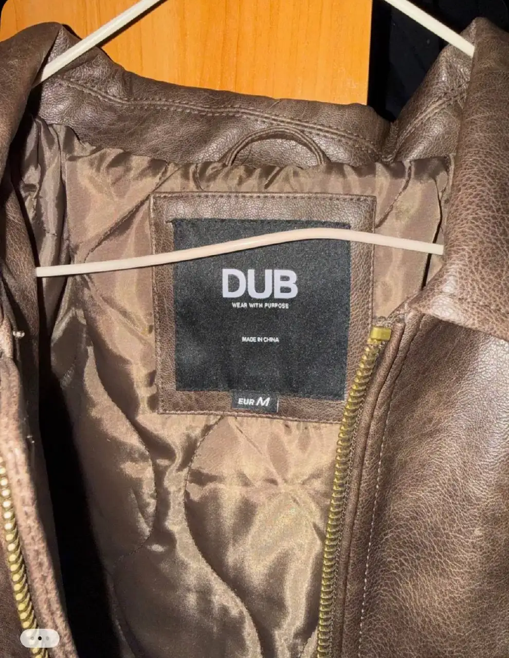 Кожаный бомбер DUB размер M - Верхняя одежда (Одежда) в Барнаул
