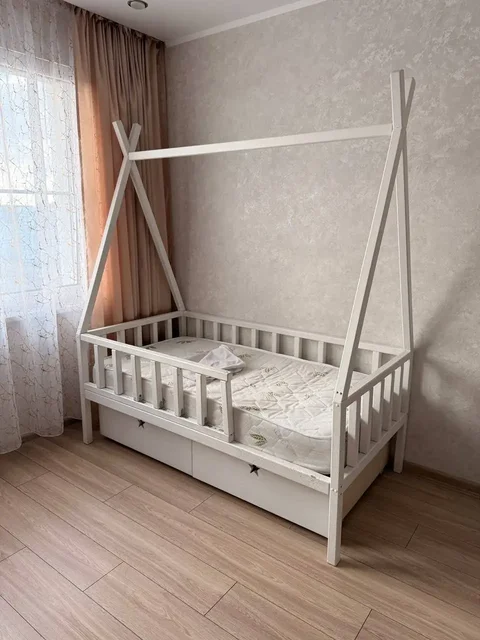 Детская кровать-вигвам с матрасом и ящиками - Мебель в Барнаул