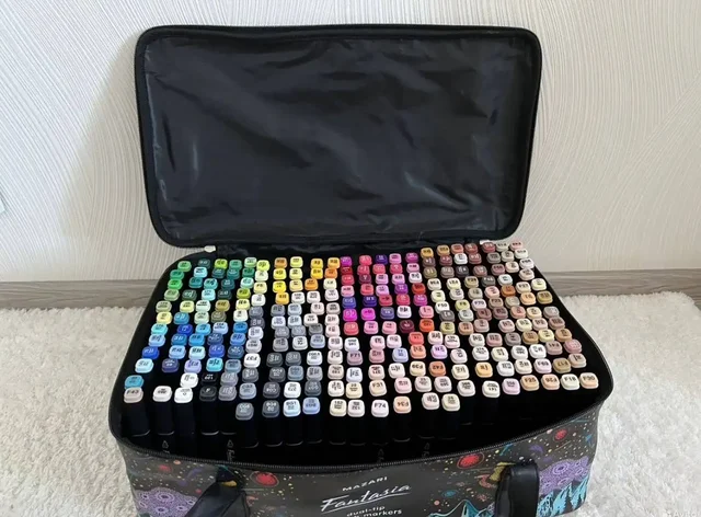 Маркеры для скетчинга 262 цвета с ремешком - Фитнес абонемент в Барнаул