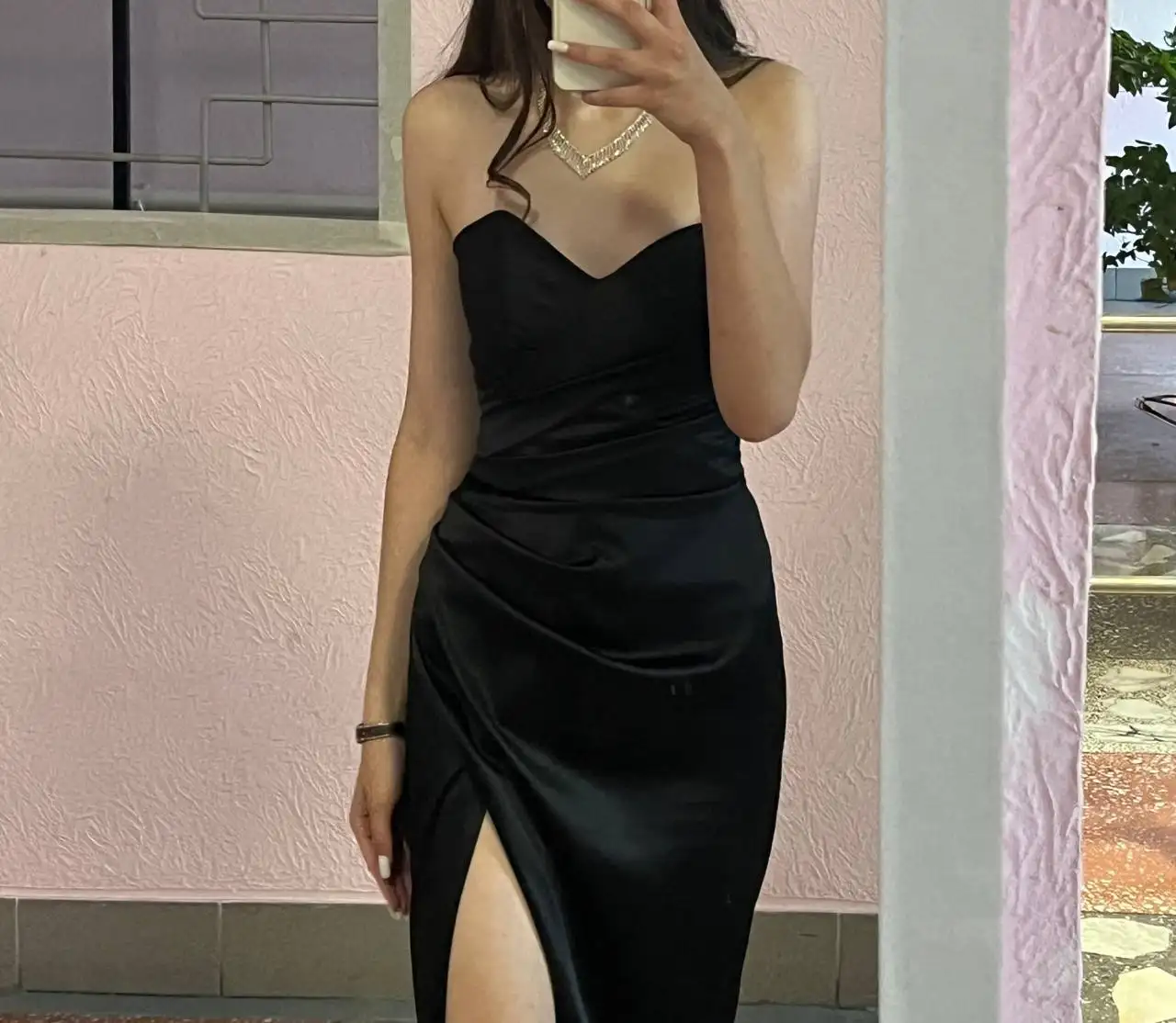 Продам вечернее платье черное размер 42-44(S) - Вечерние платья (Одежда) в Барнаул