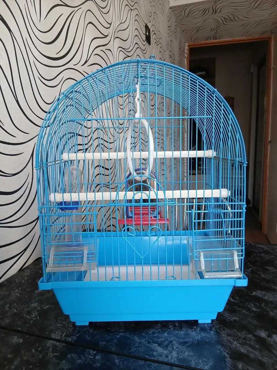 Клетка для попугая с полным оборудованием - Товары для животных (Животные) в Барнаул